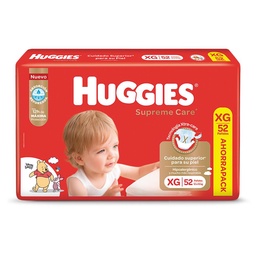 Pañales Natural Care Huggies Xg x52