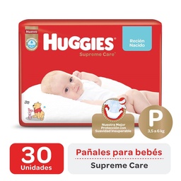 Pañal Supreme Care Talle P Huggies 30u