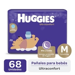 Pañal Ultraconfort Dia Noche T:m Huggies 68u