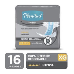 Pañal Plenitud Control Xg x16