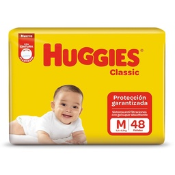 Pañal Classic T: M Huggies 48u