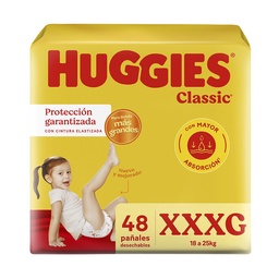 Pañal Classic T: Xxxg Huggies 48u