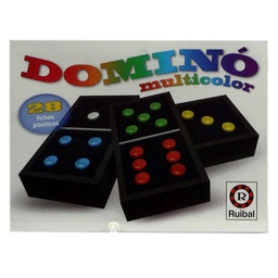 Juego de Mesa Dominó Multicolor