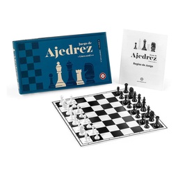 Juego de Mesa Ajedrez Linea Azul . . .