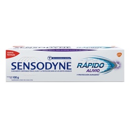 Crema Dental Sensodyne Rápido Alivio Pomo 100 gr