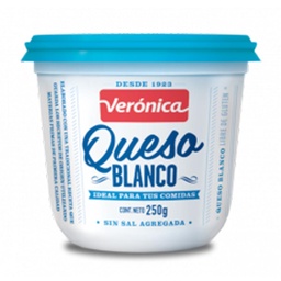 Queso Blanco Verónica Sin Sal Agregada 250 gr