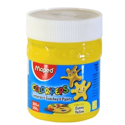 Tempera Maped Color'peps Amarillo Pote 250 gr