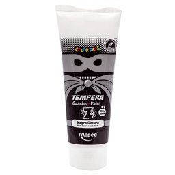 Tempera Maped Color'peps Negro Pomo 250 gr