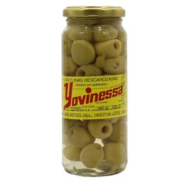 Aceitunas Verdes Yovinessa Descarozada Frasco 330 gr