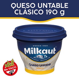 Queso Untable Milkaut Clásico 190 gr