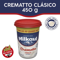 Queso Crema Crematto Milkaut Pot 450 grm