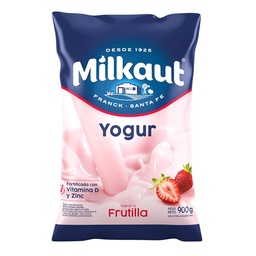 Yogur Bebible Entero Frutilla Milkaut Sch 900 grm