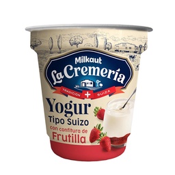 Yogur Suizo con Confitura de Frutillla La Cremería 120 grm