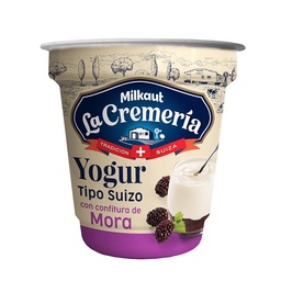 Yogur Tipo Suizo con Confitura de Mora La Cremería 120 grm