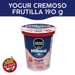 Yogur Batido Frutilla Milkaut 190 gr