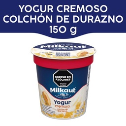 Yogur Entero Milkaut Duraznos Colchón Frutas 150 gr