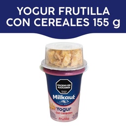 Yogur Entero Milkaut Cereales Cremoso 165g