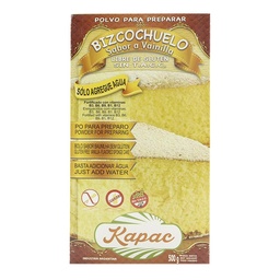 Polvo para Bizcochuelo Kapac Vainilla Caja 500 gr