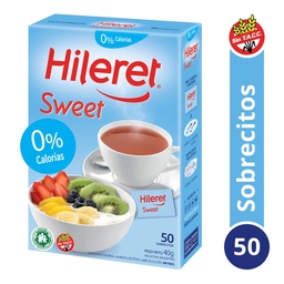 Edulcorante Hileret Sweet Caja Sobres x 50