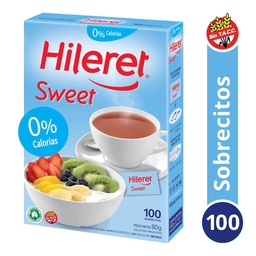 Edulcorante Hileret Sweet Caja Sobres x 100