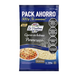 Queso en Hebras Parmesano La Paulina 500g