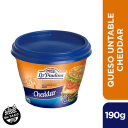 Queso Untable La Paulina Cheddar 190 gr