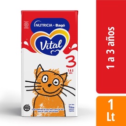 Leche Infantil 3 de 1 A 3 Años Vital 1l