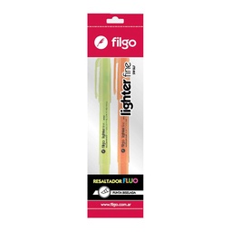 Resaltador Filgo Lighter Fine Varios Colores 2 Unidades