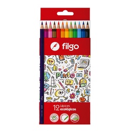 Lapices de Color Filgo  12 Unidades