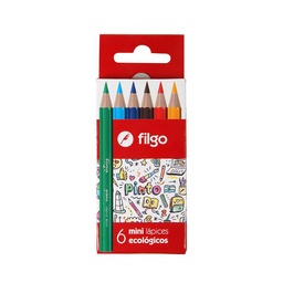 Lapices de Color Filgo Mini 6 Unidades