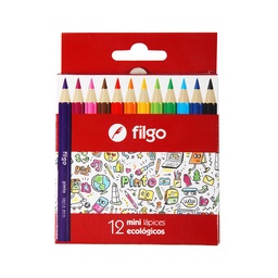 Lapices de Color Filgo Mini 12 Unidades