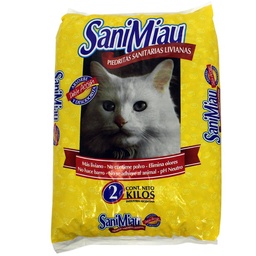 Granulado Higiénico para Gatos Sanimiau 2kg