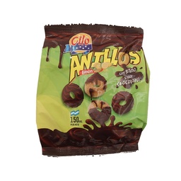 Galletitas Dulces Anillos Limon Bañados en Chocolate Cilo 150g