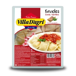 Ravioles Carne y Verdura Villa Dagri 500g