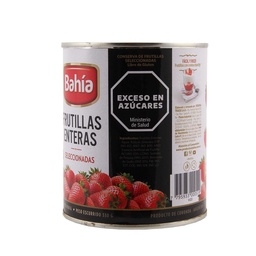 Frutilla Enteras Comunes Bahia 850 grm