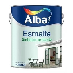 Esmalte Sintético Alba Interior Blanco Brillante 1 l