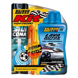 Kit C6 Espuma Activa 600cc Siliconas Silisur