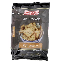 gall.crackers Mini Salvado Coto Paq 250 grm