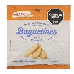 Galletitas de Copetín Sabor Original Baguetines 70g