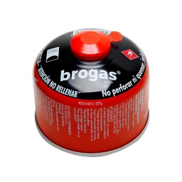 Cartucho Brogas Gas Butano A Rosca 230 gr