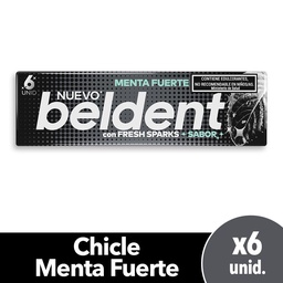 Chicle Menta Fuerte Beldent 20g