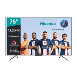 Smart Tv Uled   Hisense 75" 4K 75U60h Google Tv