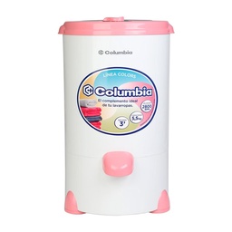 Secarropas Columbia Carga Superior 5.5 kg Blanco / Rosa Hts5501