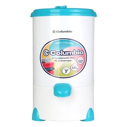 Secarropas Columbia Carga Superior 5.5 kg Blanco / Turquesa Hts5503