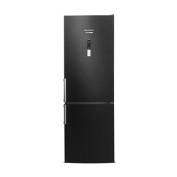 Heladera con Freezer Dual (No Frost / Ciclica) Koh-i-noor 379 l Khgf41d/8 Black Steel