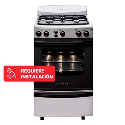 Cocina Multigas Orbis 4 Hornallas Plata 958Ac3 55 cm