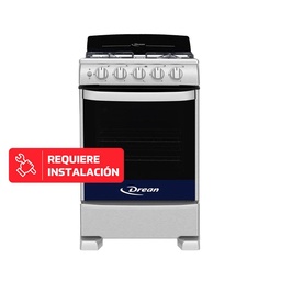 Cocina Multigas Drean 4 Hornallas Plata Cd5502ai 55 cm