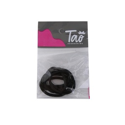 Elásticos Chau Ouch Negro Tao x 6 uni