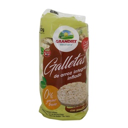 Galletas de Arroz Integral Inflado con Semillas Grandiet 100gr