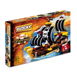 Bloques de Encastre Blocky Barco Pirata 290 Piezas